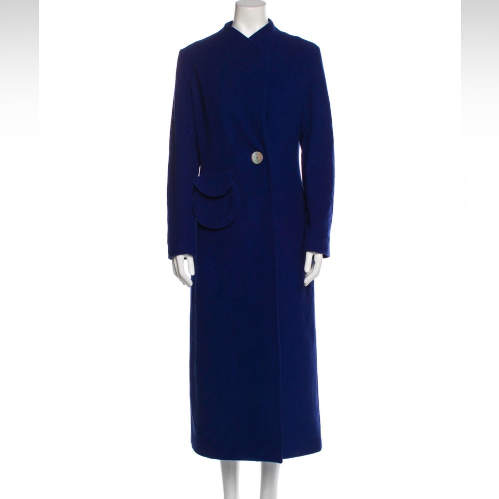 USISI SISTER blue coat with Pearl button - M